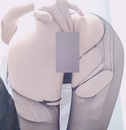 可爱兔《cuteli+》黑丝牛仔裤+1v888m