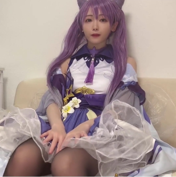 《原神刻晴》cosplay自我安慰+私拍