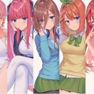 P站著名同人（五等分的花嫁）无删减