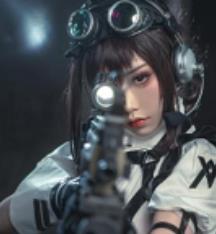 Twitter（喵小吉）赛博朋克战斗女仆