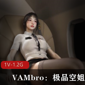 VAMbro：头等舱+优质黑丝空姐航空极致服务+[1V-1.2G]