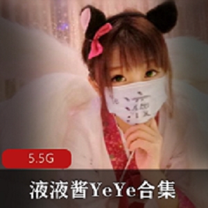 网红妹子液液酱YeYe合集，5.5G视频大长腿白丝黑丝女仆