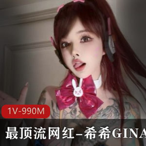 TS网红希希GINA，高科技女神，视频资源1V，990M