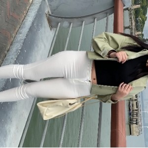 紧身长裤高跟长腿翘臀美女视频