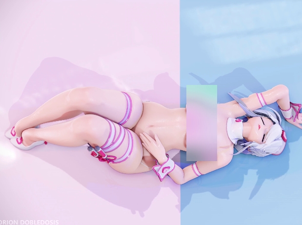 顶级MMD动画：白衣天使-梦见你，黑科技眼镜，完美建模渲染，社保重口，绅士品鉴