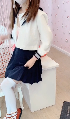 精选赛高酱JK水手服网红妹子苗条白嫩美感十足