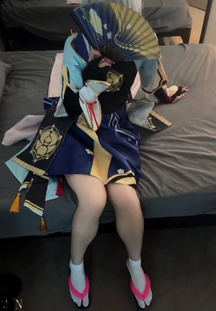 牛逼探花大神《M-N》约cos女神足技三部曲