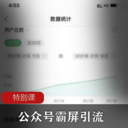公众号霸屏特别课