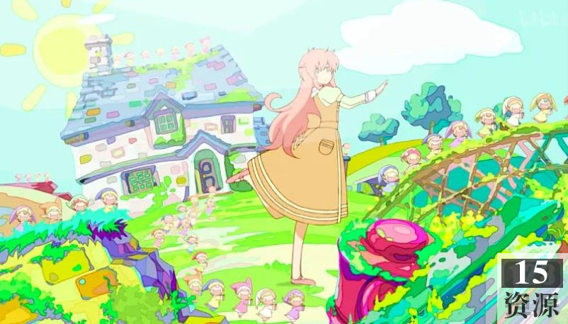 轻小说家田中罗密欧创作的同名轻小说改编而成《人类衰退之后》