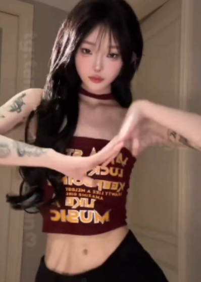 火辣绿小林子星野AI热舞抖音13部75M